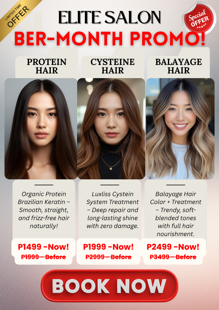 Elite salon - Protein - cysteine - balayag promo - oct 2025